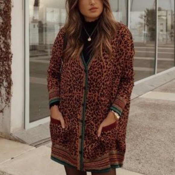 Zara | Sweaters | Zara Knit Leopard 